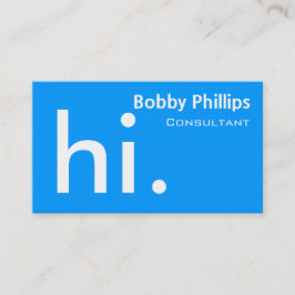 consultant visitekaartje