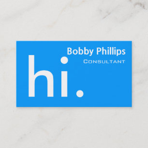 consultant visitekaartje