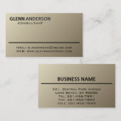 Consultant: Visitekaartjes (Voorkant / Achterkant)