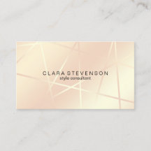 consultant voor roos gold & wazige roze geometrisc