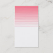 Consultant voor Verticaal roze White Trendy Manage Visitekaartje (Achterkant)