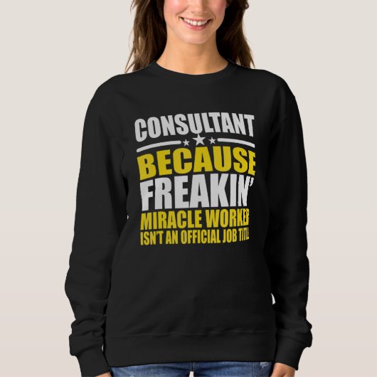 Consultants voor collega trui (Voorkant)