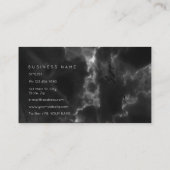 Consulteer de Abstracte marmer van Black Grey Vip Visitekaartje (Achterkant)