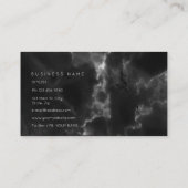 Consulteer de Abstracte marmer van Black Grey Vip Visitekaartje (Achterkant)