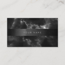 Consulteer de Abstracte marmer van Black Grey Vip Visitekaartje