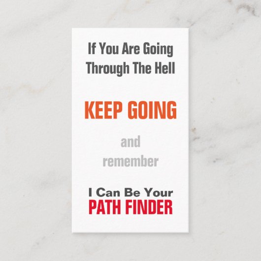 Consulting Business Visitekaartje (Voorkant)