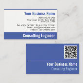 Consulting Engineer QR Code Visitekaartje (Voorkant / Achterkant)