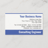 Consulting Engineer QR Code Visitekaartje (Voorkant)
