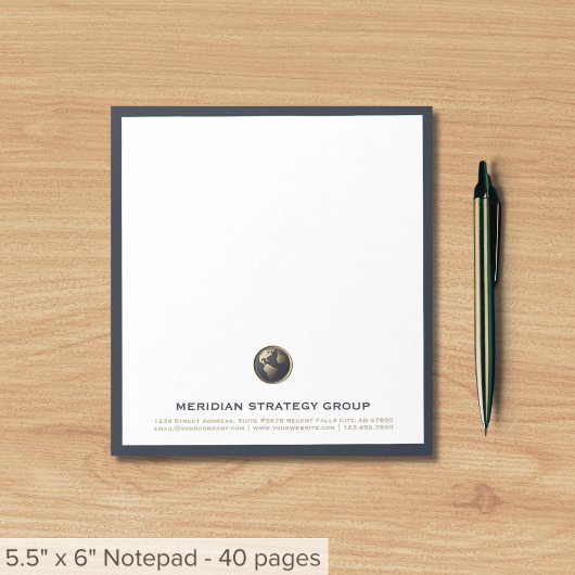 Consulting Logo Professioneel Notitieblok