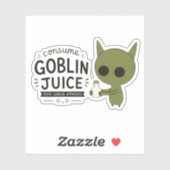 Consume Goblin Juice Grappige Goblin Meme Quote Sticker (Vel)