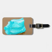 Consumptie-ijs met wafelmacro bagagelabel (Voorkant horizontaal)