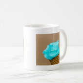 Consumptie-ijs met wafelmacro koffiemok (Voorkant rechts)