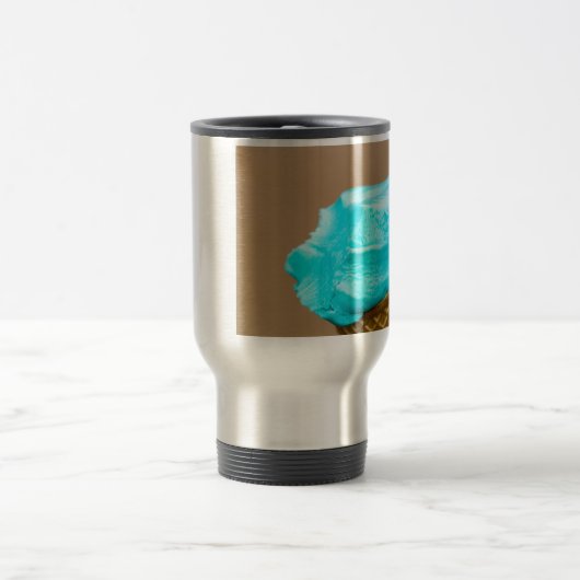 Consumptie-ijs met wafelmacro reisbeker (Center)