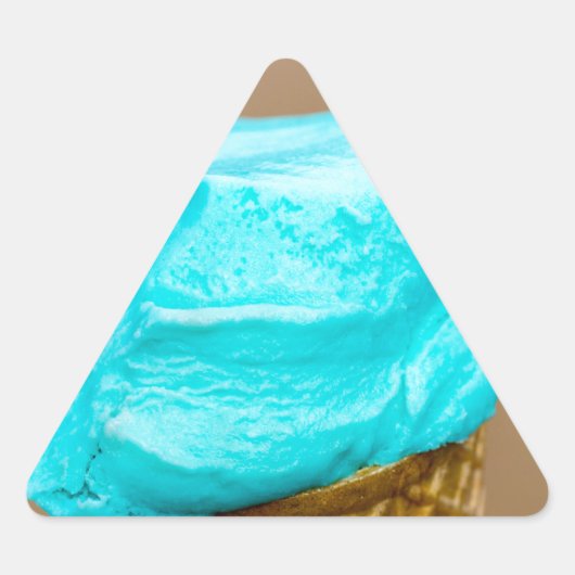 Consumptie-ijs met wafelmacro sticker (Voorkant)