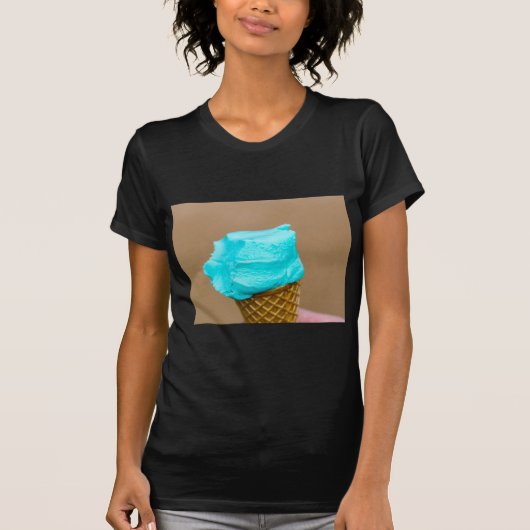 Consumptie-ijs met wafelmacro t-shirt (Voorkant)