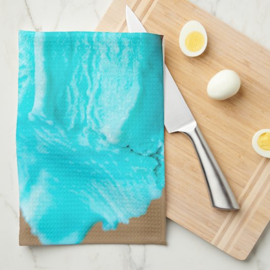 Consumptie-ijs met wafelmacro theedoek (Quarter Fold)