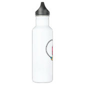 Consumptie-ijs op fitness met helling waterfles (Links)