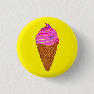 consumptie-ijs ronde button 3,2 cm