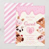 Consumptie Kind Birthday Kaart (Voorkant / Achterkant)