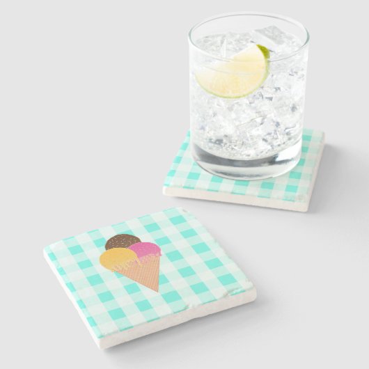 Consumptie Stenen Onderzetter (Zijkant)