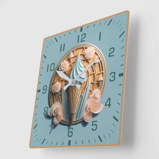 Consumptie Vierkante Klok (Hoek)