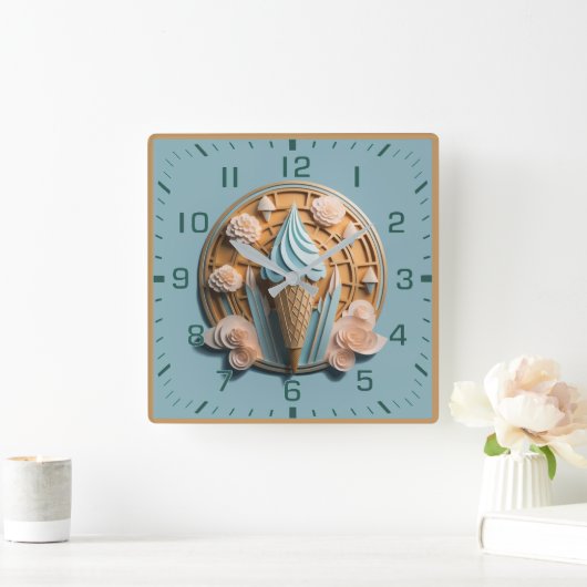 Consumptie Vierkante Klok (Huis)