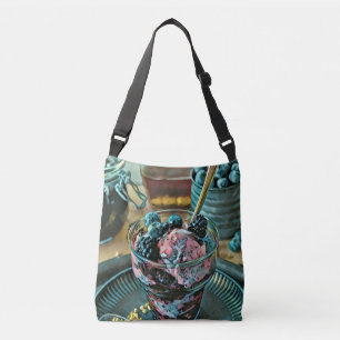 Consumptiegroomcake met bessen crossbody tas