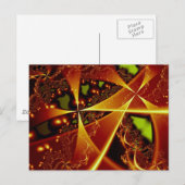 Contact Fractal Art Briefkaart (Voorkant / Achterkant)