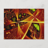 Contact Fractal Art Briefkaart (Voorkant)