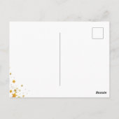 Contact houden | Fee en goudstof Briefkaart (Achterkant)