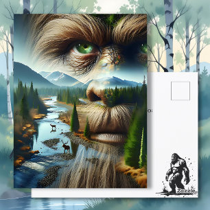 Contact houden met Sasquatch Briefkaart
