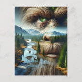 Contact houden met Sasquatch Briefkaart (Voorkant)