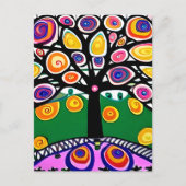 Contact houden | Waanzinnige kunst Briefkaart (Voorkant)