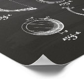 Contact Lens 1950 Patent Art Chalkboard Poster (Hoek)