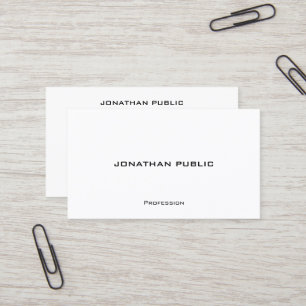 Contact met ons Modern Minimalistisch Sjabloon Ele Visitekaartje