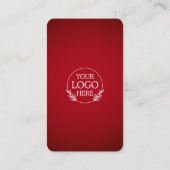 Contact met ons opnemen | Aangepaste QR-code voor  Visitekaartje (Achterkant)