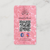 Contact met ons opnemen | Aangepaste QR-code voor  Visitekaartje (Voorkant)