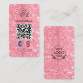 Contact met ons opnemen | Aangepaste QR-code voor  Visitekaartje (Voorkant / Achterkant)