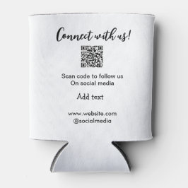 Contact met ons opnemen QR-code scannen Website to Blikjeskoeler