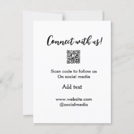 Contact met ons opnemen QR-code scannen Website to Briefkaart