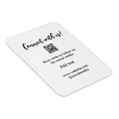 Contact met ons opnemen QR-code scannen Website to Magneet (Rechterzijde)