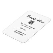 Contact met ons opnemen QR-code scannen Website to Magneet (Linkerzijde)