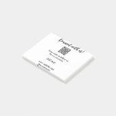 Contact met ons opnemen QR-code scannen Website to Post-it® Notes (Schuin)