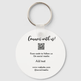 Contact met ons opnemen QR-code scannen Website to Sleutelhanger