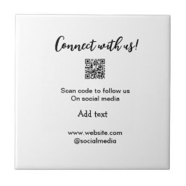 Contact met ons opnemen QR-code scannen Website to Tegeltje