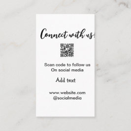 Contact met ons opnemen QR-code scannen Website to Visitekaartje