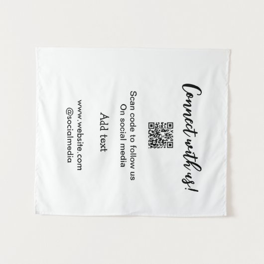 Contact met ons opnemen QR-code scannen Website to Wandkleed (Voorkant (horizontaal))