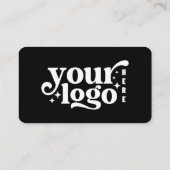 Contact met ons opnemen Social Media QR Black Busi Visitekaartje (Achterkant)