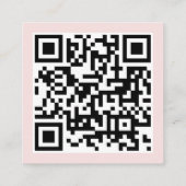 Contact met ons opnemen | Social media QR-code mod Vierkante Visitekaartje (Achterkant)