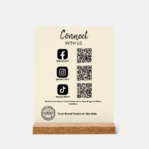Contact met ons Social Media QR-code